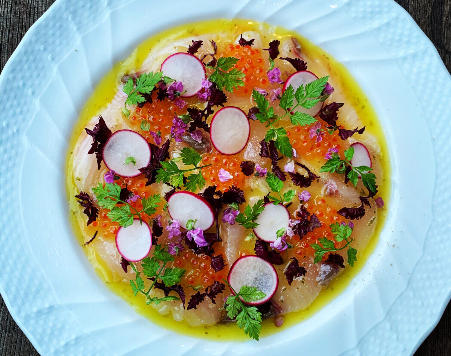 カルパッチョ サーモン 鯛 ブリ プロの華やかな盛り付けで彩るレシピ シェフのレシピ手帳
